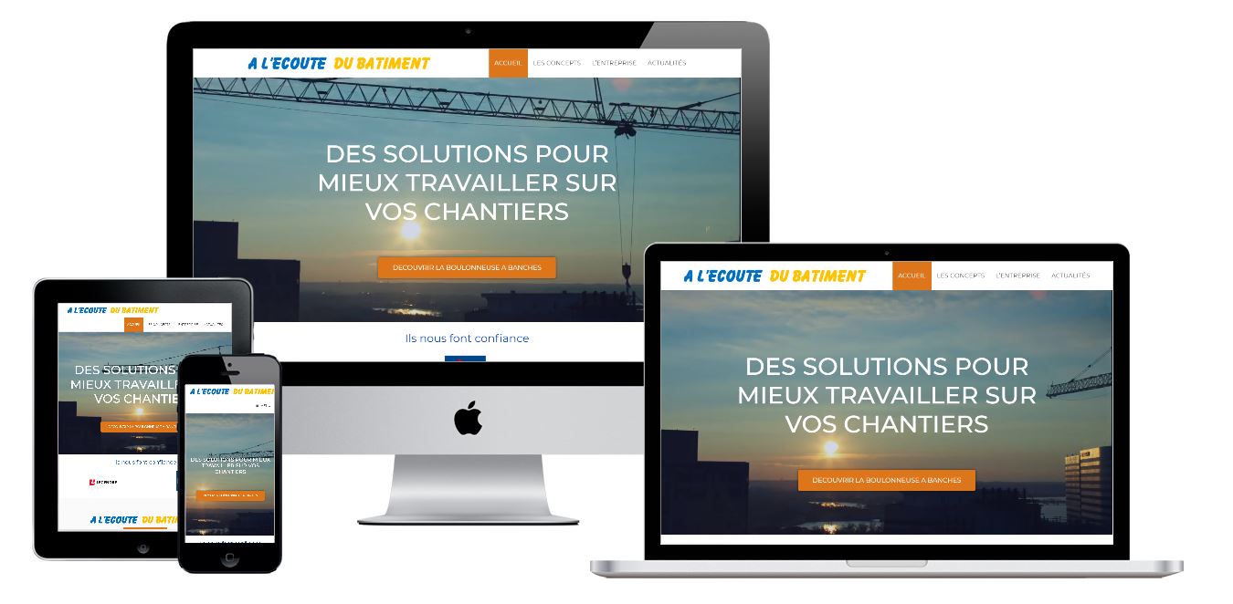 site internet entreprise batiment